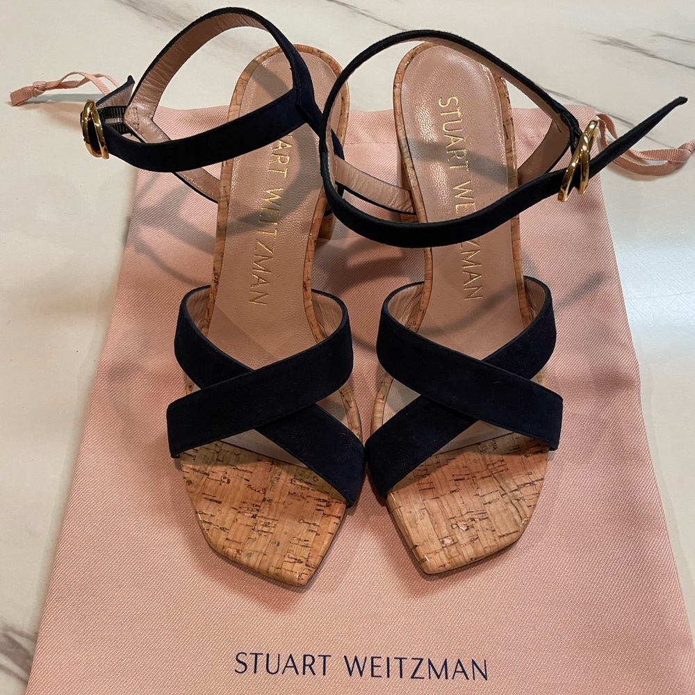 Stuart weitzman Analeigh 75 suede sandal